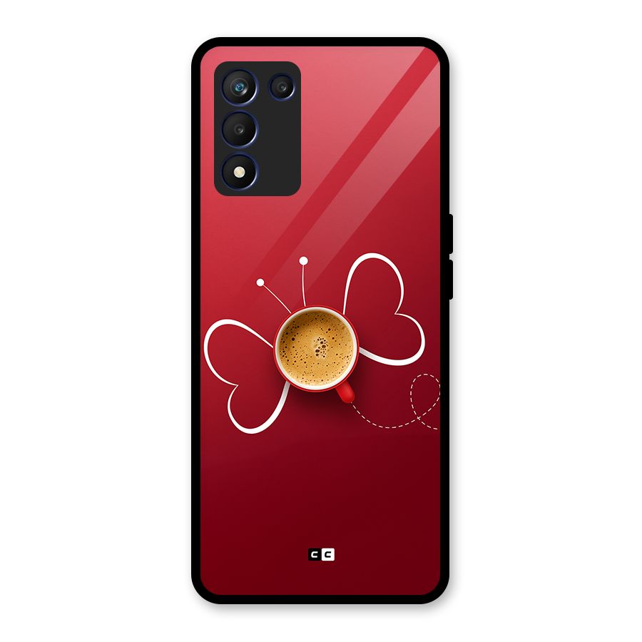 Flying Tea Glass Back Case for Realme 9 5G Speed