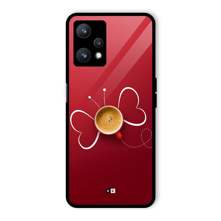 Flying Tea Glass Back Case for Realme 9 Pro 5G