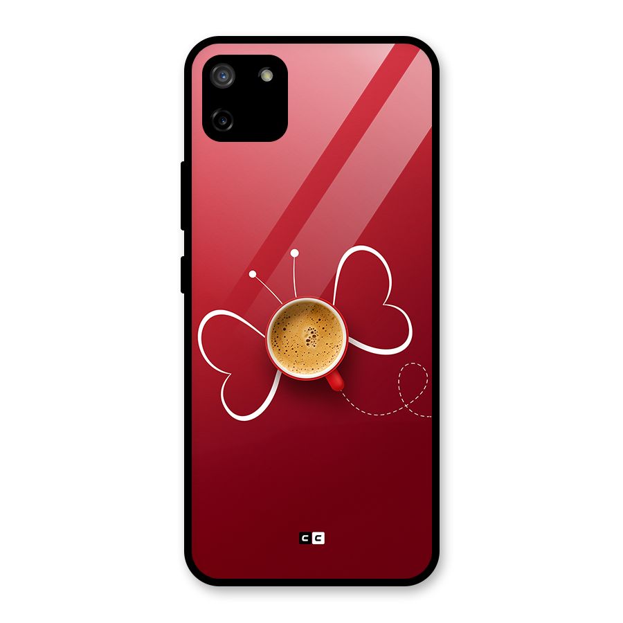 Flying Tea Glass Back Case for Realme C11