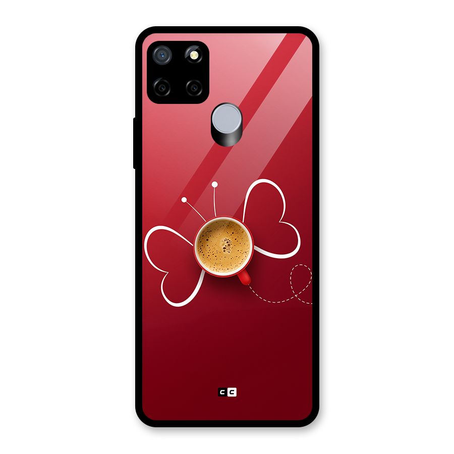 Flying Tea Glass Back Case for Realme C12