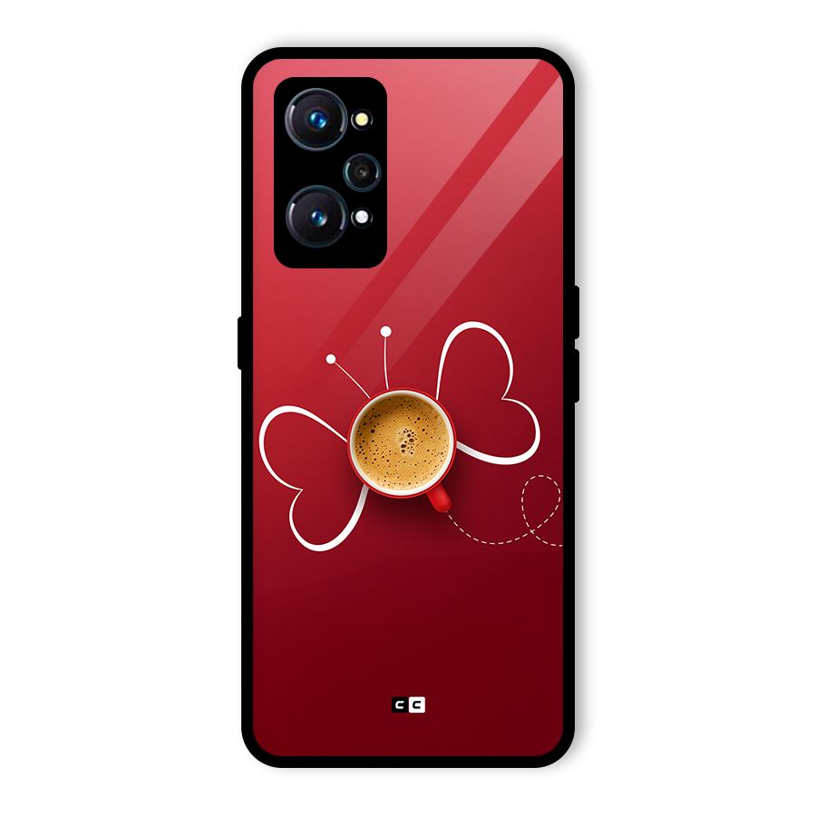 Flying Tea Glass Back Case for Realme GT 2