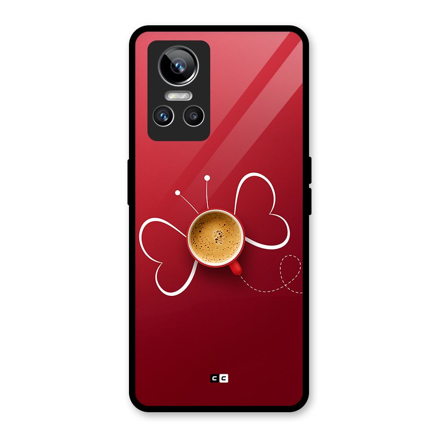 Flying Tea Glass Back Case for Realme GT Neo 3