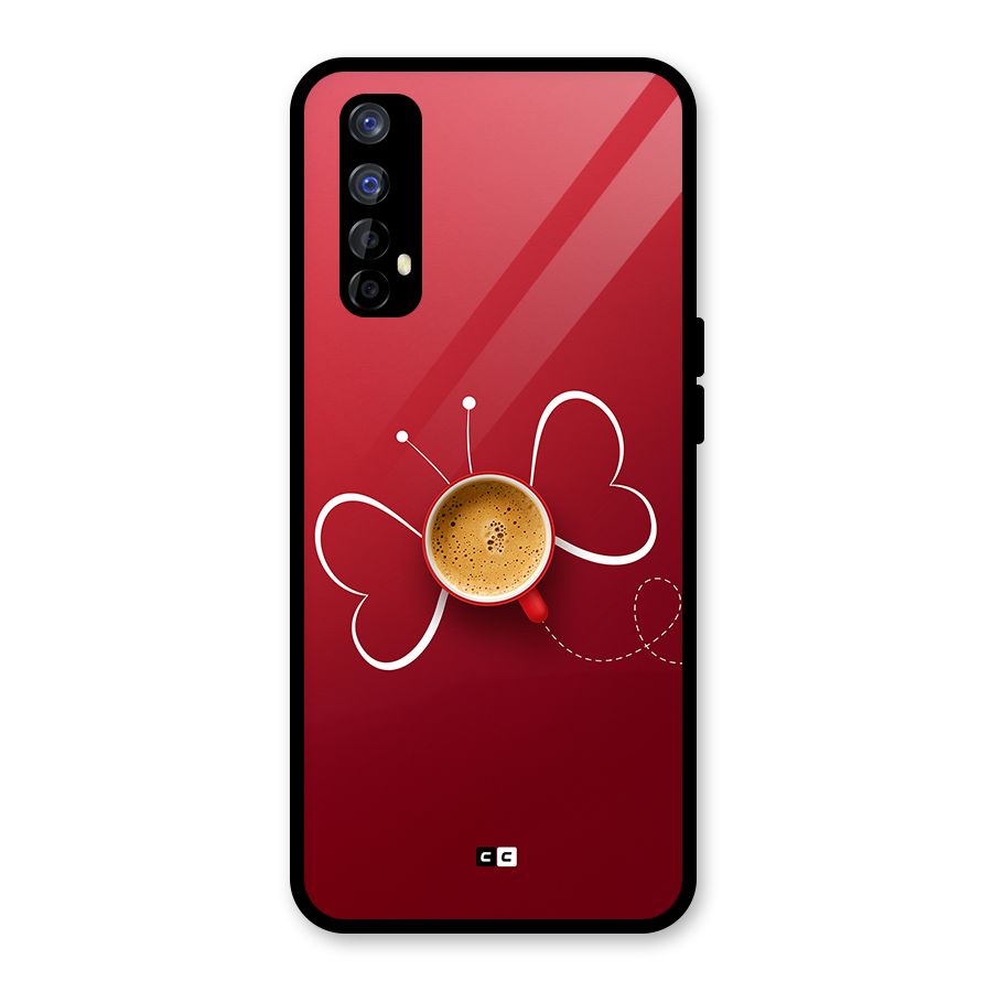 Flying Tea Glass Back Case for Realme Narzo 20 Pro