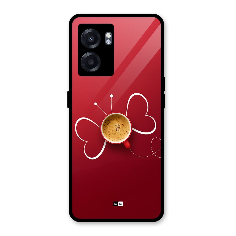 Flying Tea Glass Back Case for Realme Narzo 50 5G