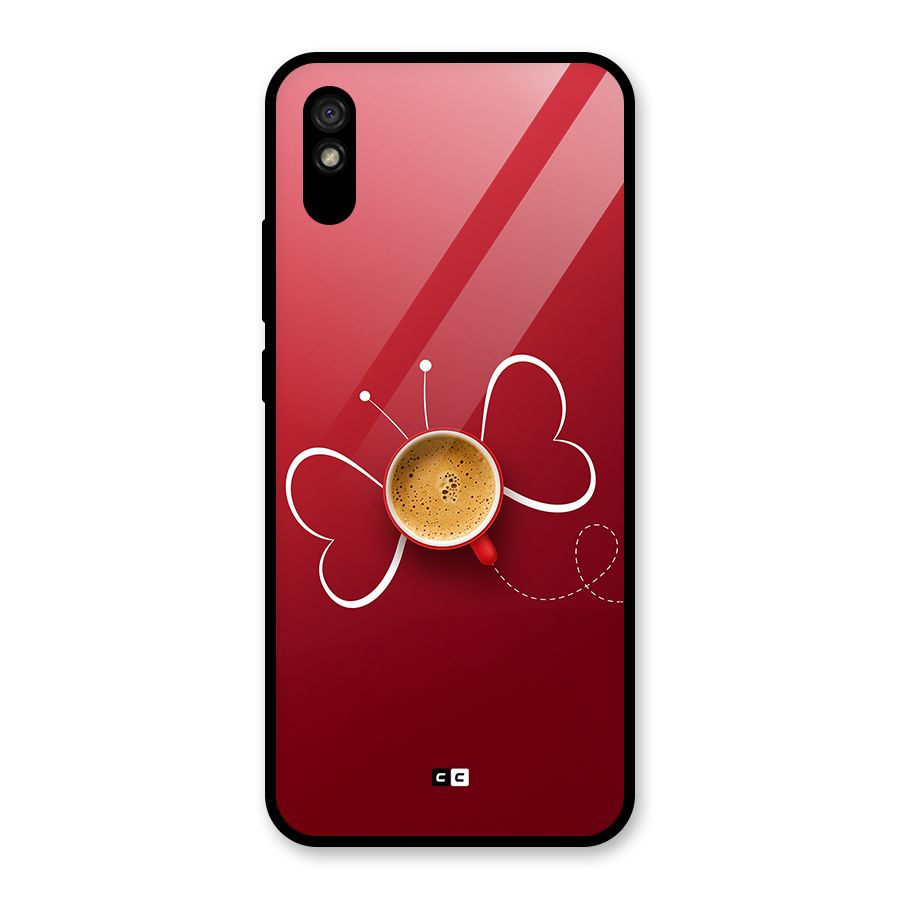 Flying Tea Glass Back Case for Redmi 9i