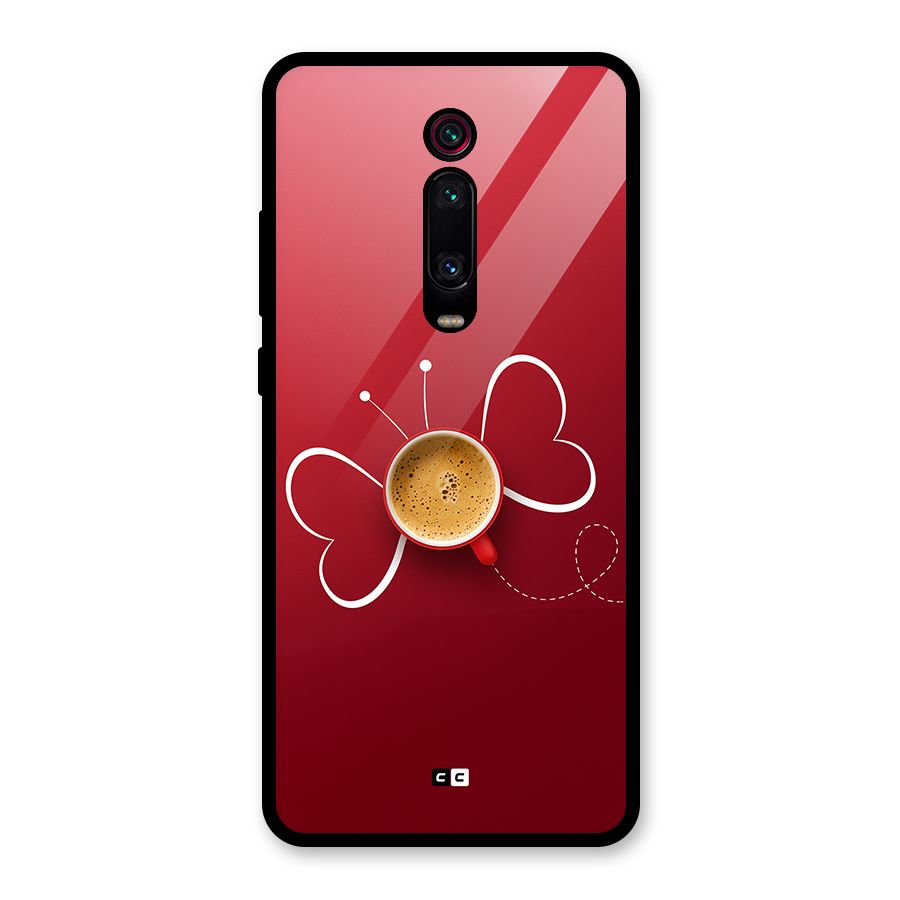 Flying Tea Glass Back Case for Redmi K20