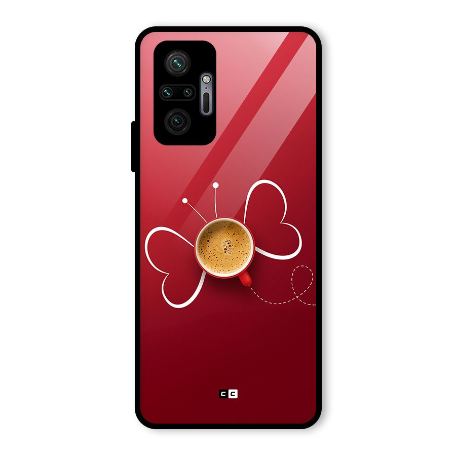 Flying Tea Glass Back Case for Redmi Note 10 Pro Max