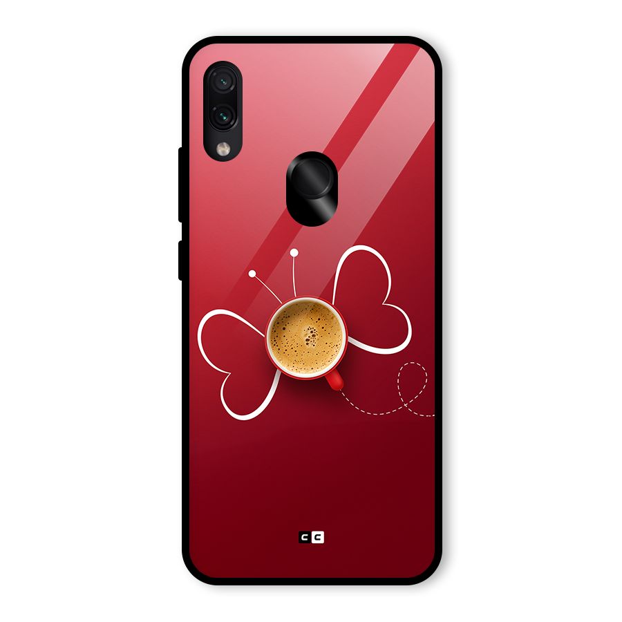 Flying Tea Glass Back Case for Redmi Note 7 Pro