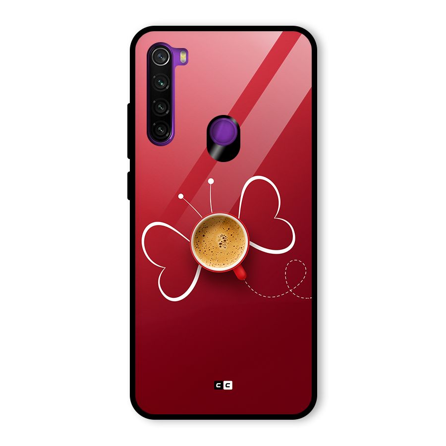 Flying Tea Glass Back Case for Redmi Note 8