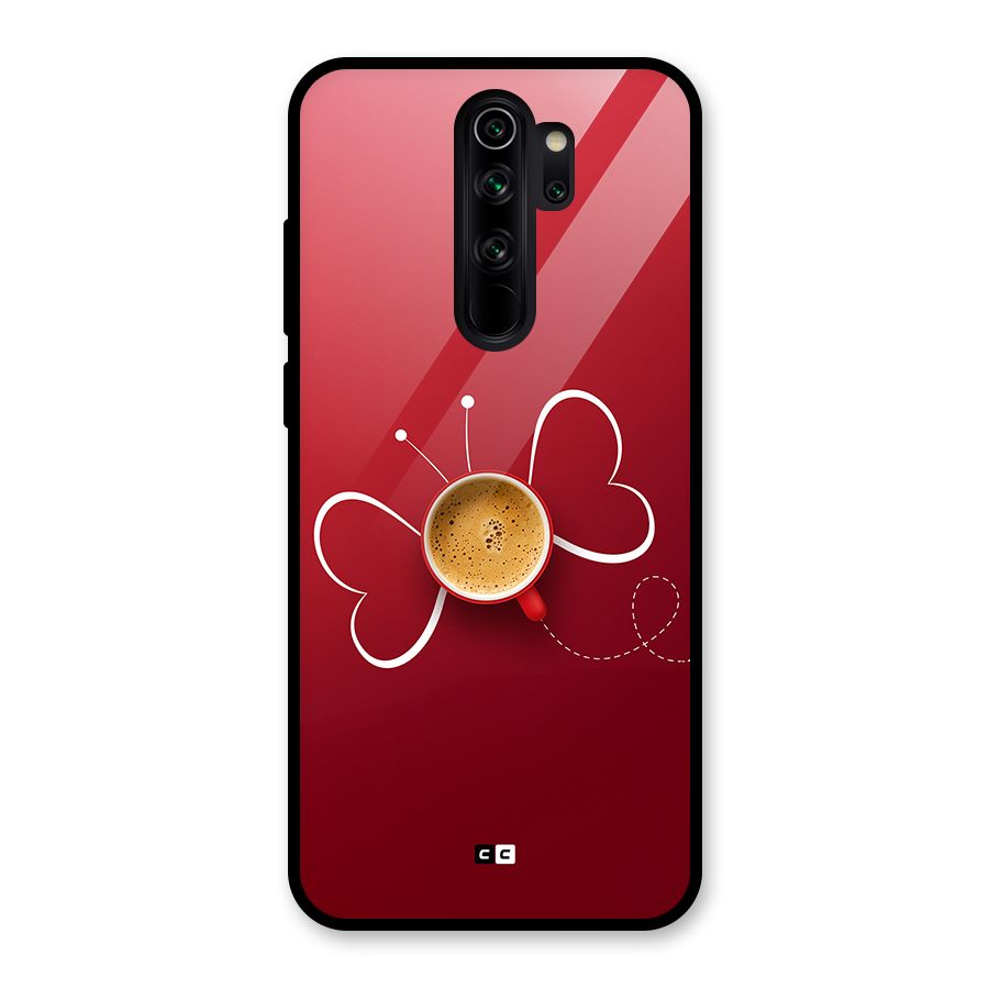 Flying Tea Glass Back Case for Redmi Note 8 Pro