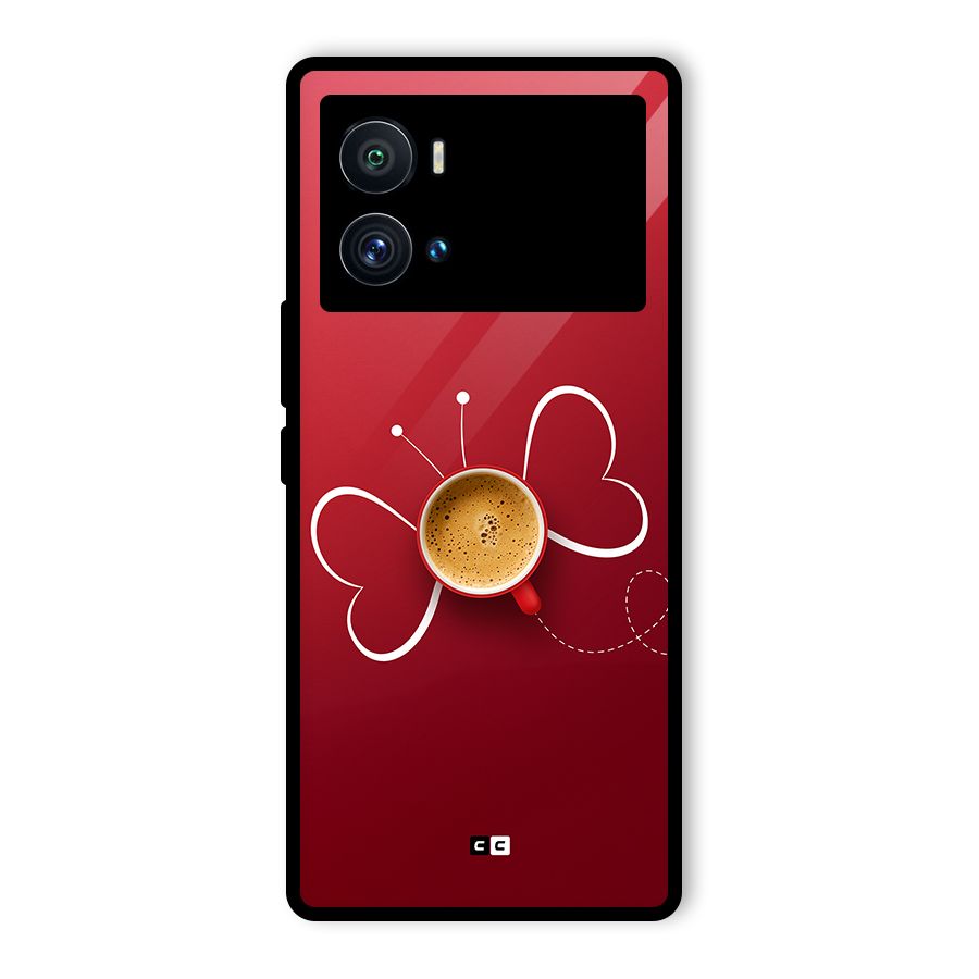 Flying Tea Glass Back Case for Vivo iQOO 9 Pro