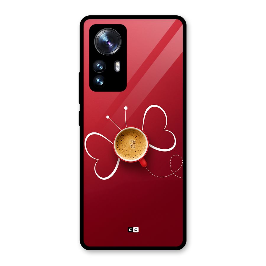 Flying Tea Glass Back Case for Xiaomi 12 Pro