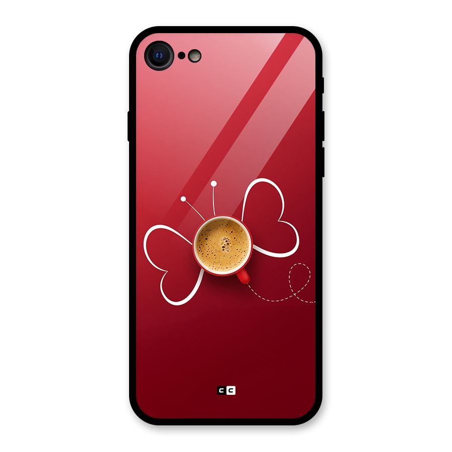Flying Tea Glass Back Case for iPhone 7