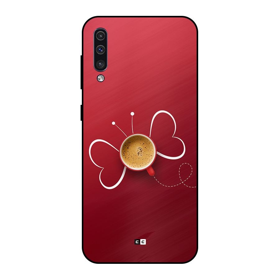 Flying Tea Metal Back Case for Galaxy A50