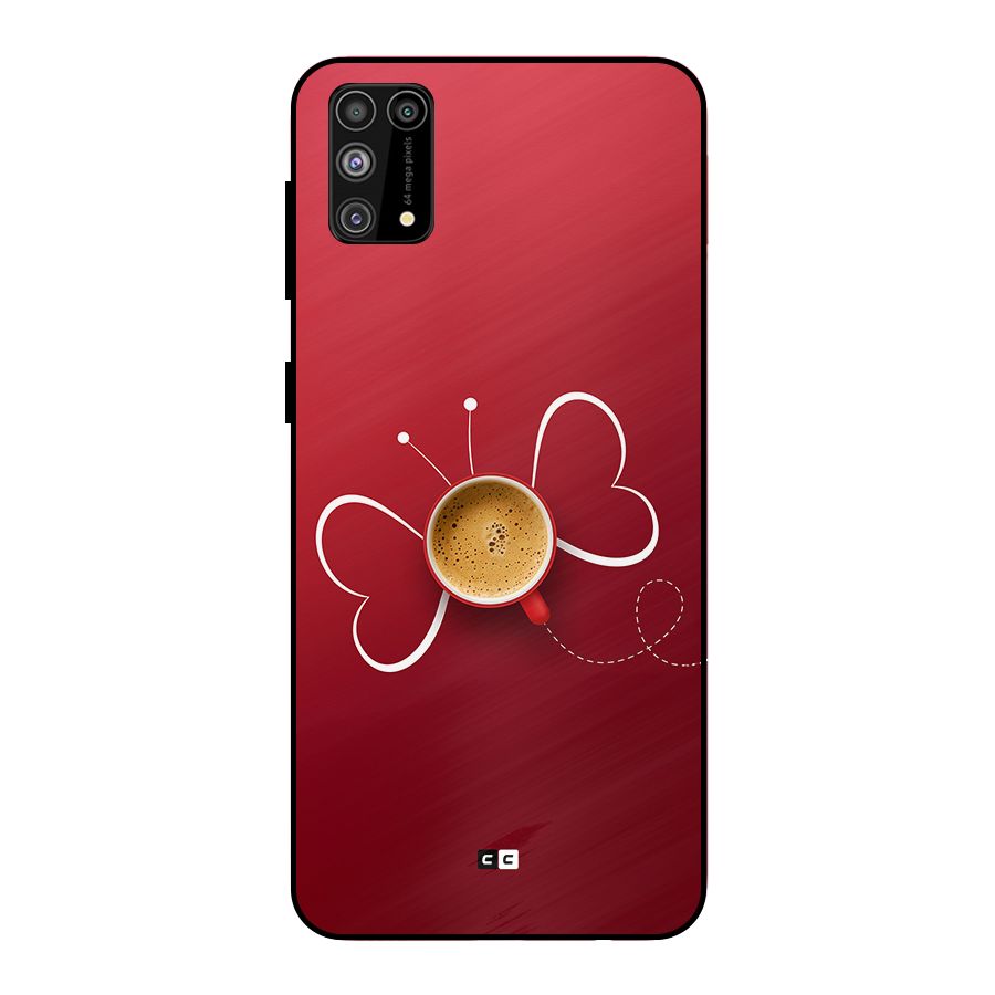 Flying Tea Metal Back Case for Galaxy F41