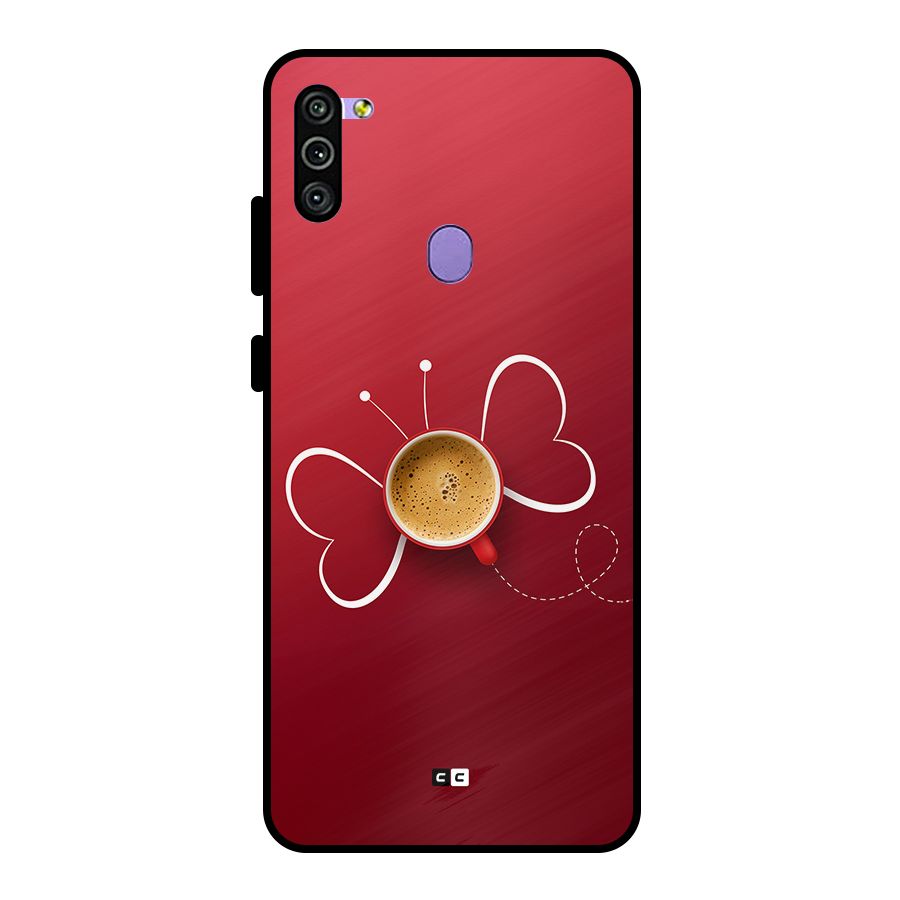 Flying Tea Metal Back Case for Galaxy M11