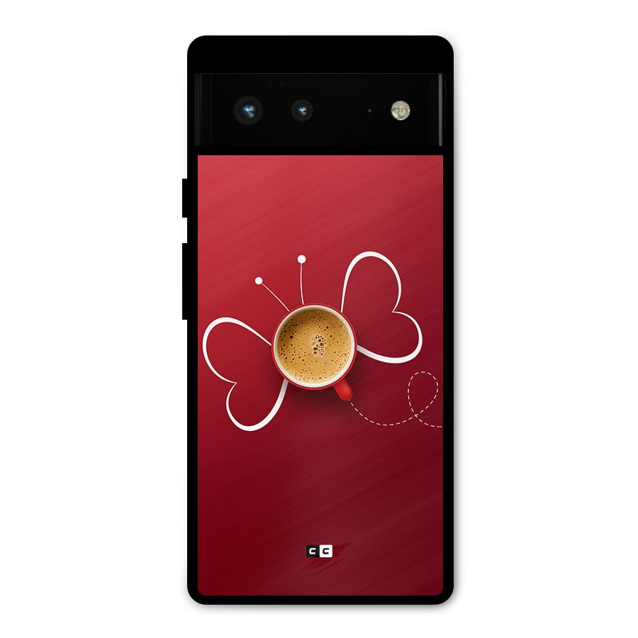 Flying Tea Metal Back Case for Google Pixel 6