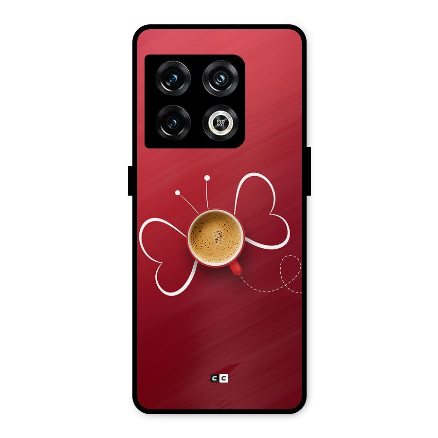 Flying Tea Metal Back Case for OnePlus 10 Pro 5G