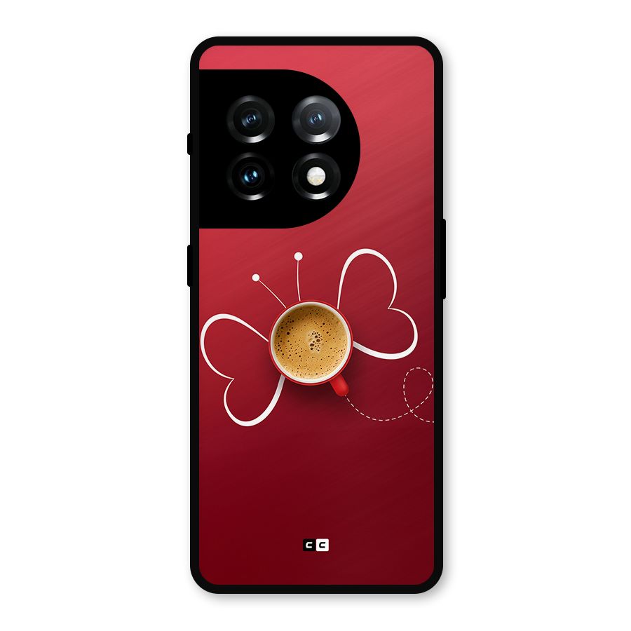 Flying Tea Metal Back Case for OnePlus 11