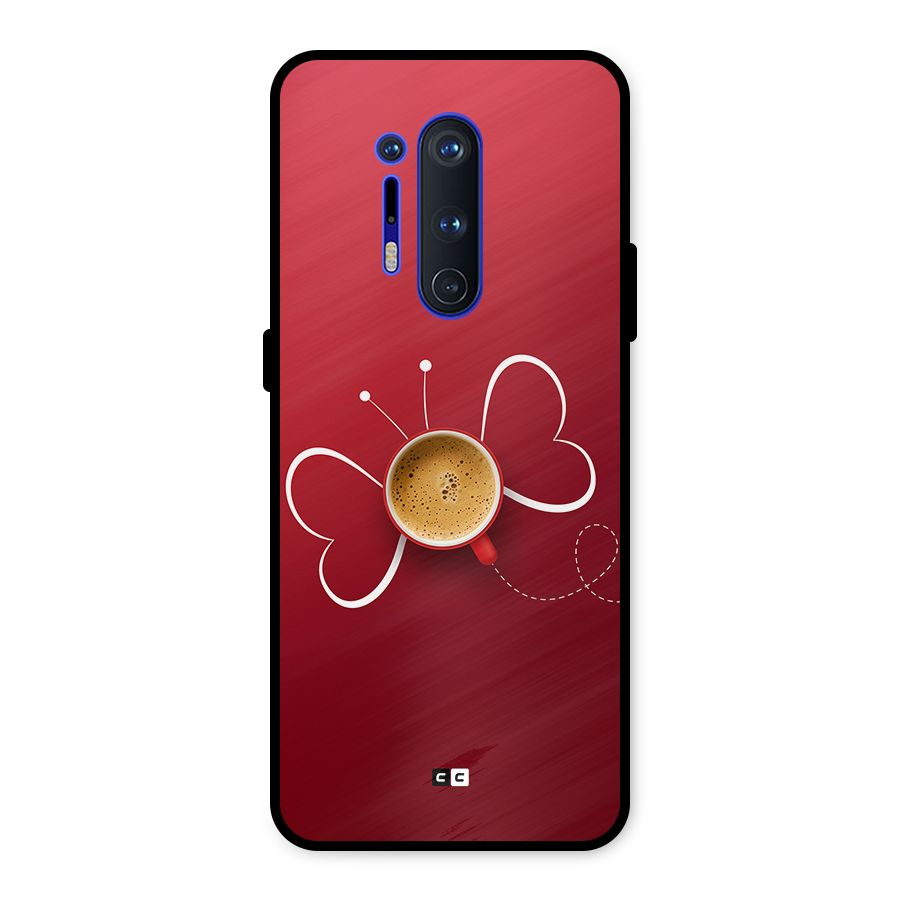 Flying Tea Metal Back Case for OnePlus 8 Pro