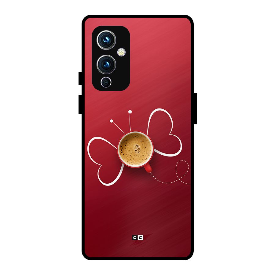 Flying Tea Metal Back Case for OnePlus 9