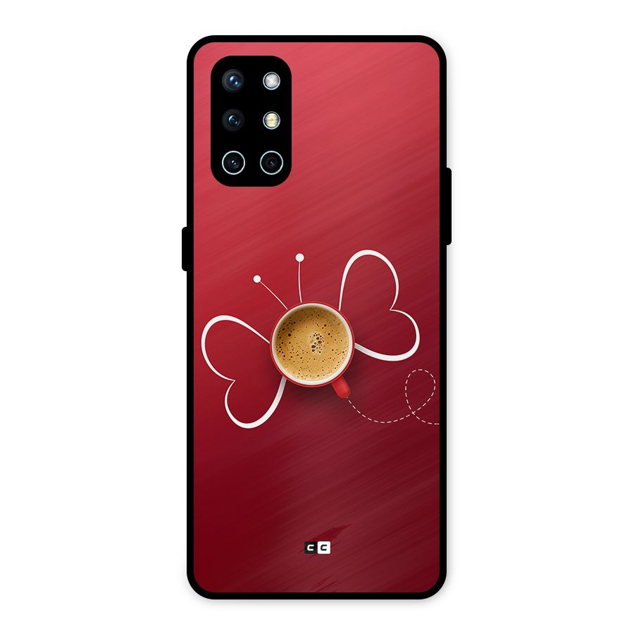 Flying Tea Metal Back Case for OnePlus 9R