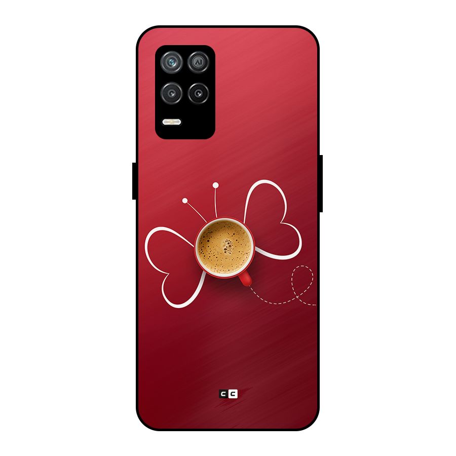 Flying Tea Metal Back Case for Realme 8 5G