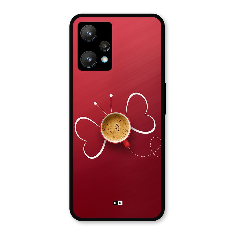 Flying Tea Metal Back Case for Realme 9 Pro Plus 5G