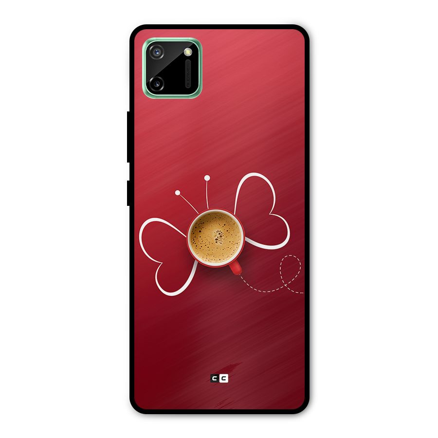 Flying Tea Metal Back Case for Realme C11