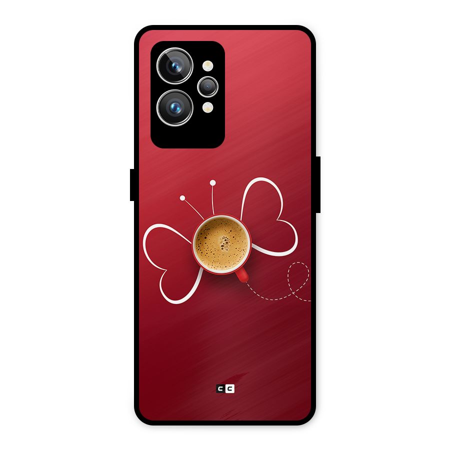 Flying Tea Metal Back Case for Realme GT2 Pro