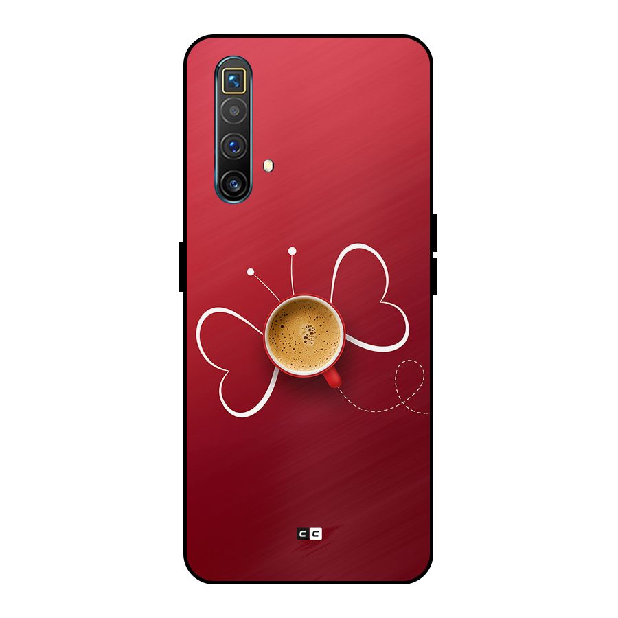 Flying Tea Metal Back Case for Realme X3
