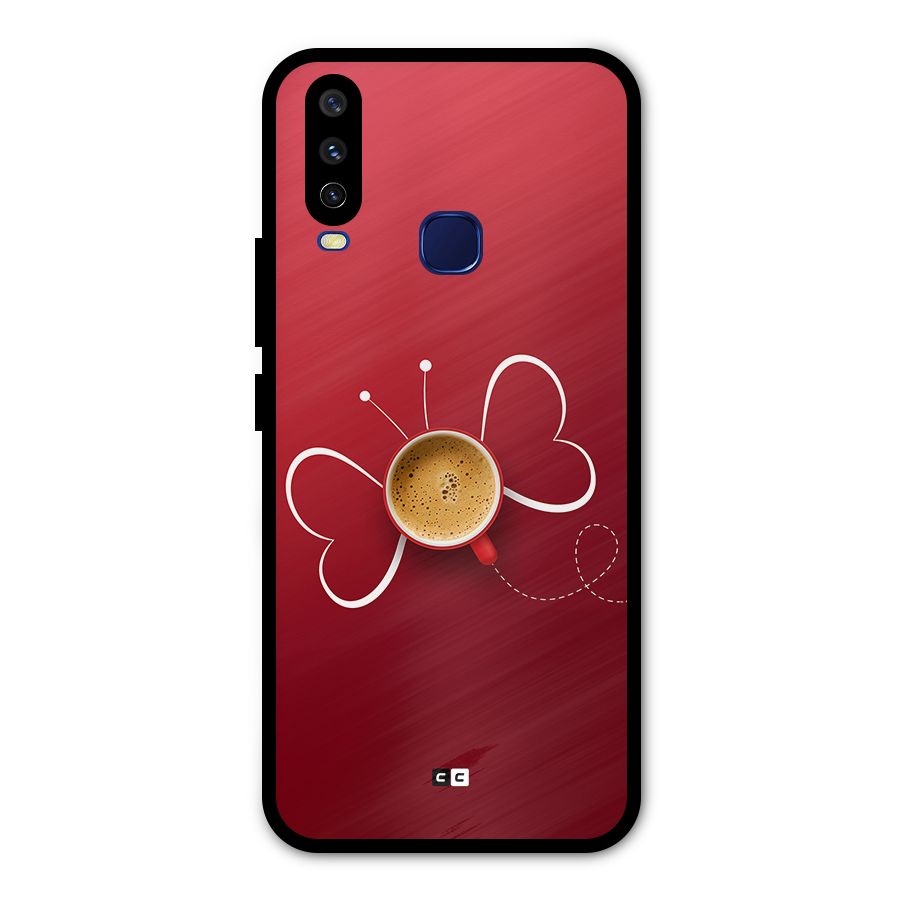 Flying Tea Metal Back Case for Vivo V17