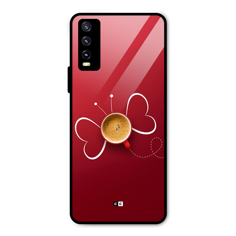 Flying Tea Metal Back Case for Vivo Y20