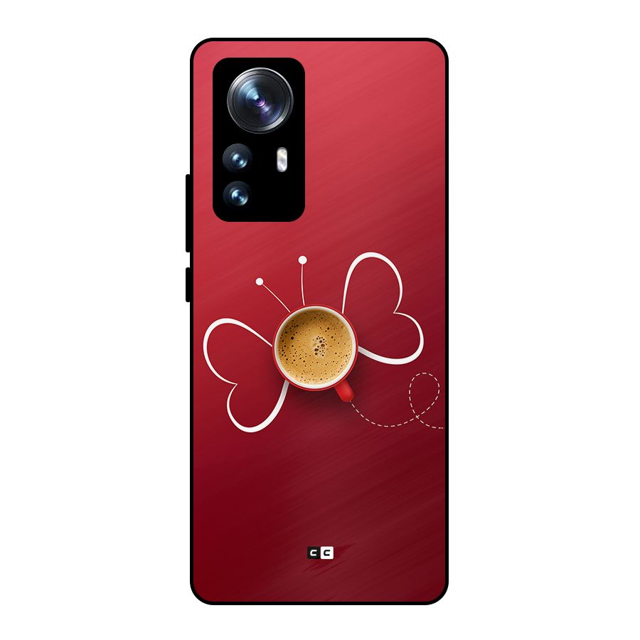 Flying Tea Metal Back Case for Xiaomi 12 Pro