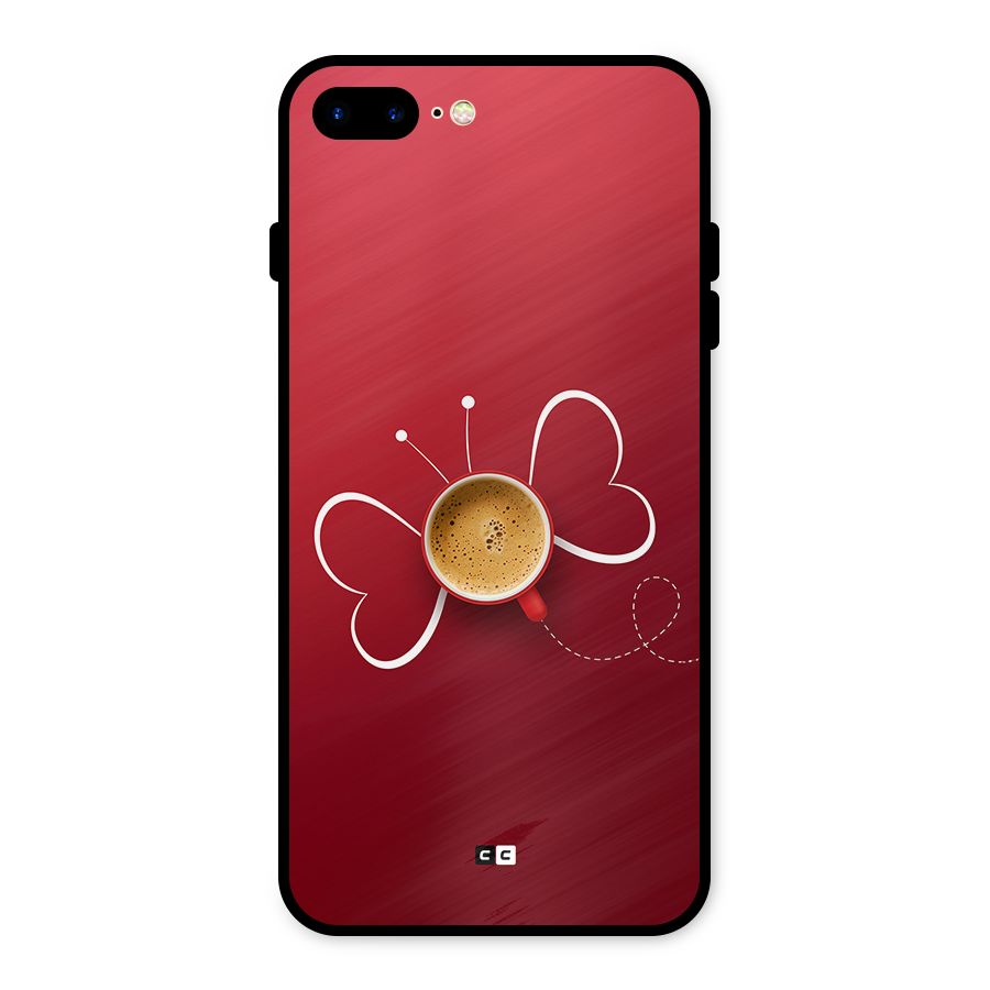 Flying Tea Metal Back Case for iPhone 7 Plus
