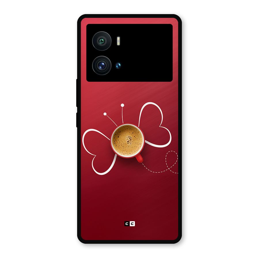 Flying Tea Metal Back Case for iQOO 9 Pro