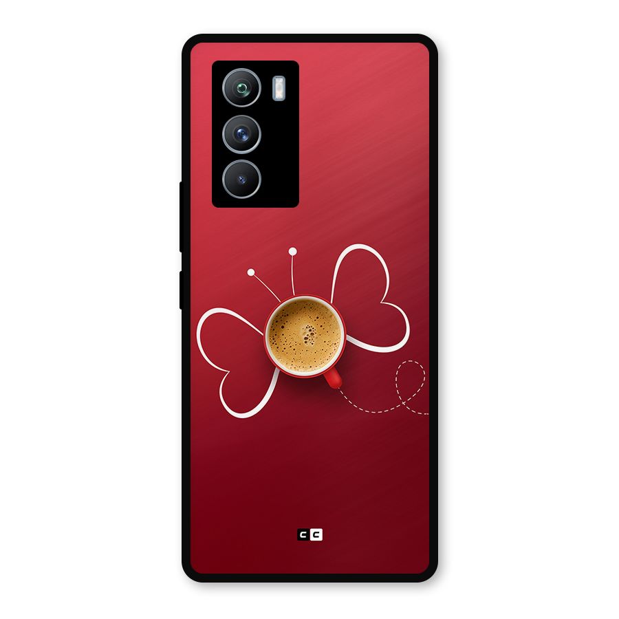Flying Tea Metal Back Case for iQOO 9 SE
