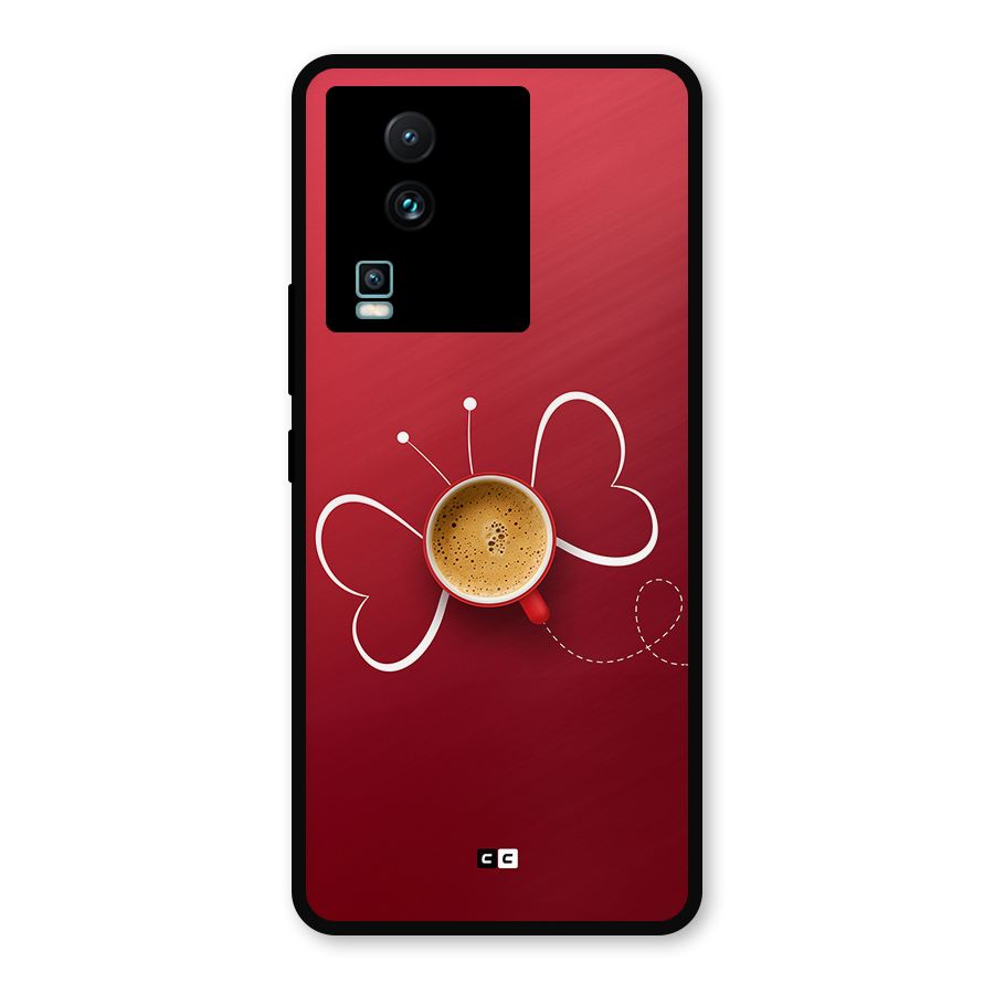 Flying Tea Metal Back Case for iQOO Neo 7