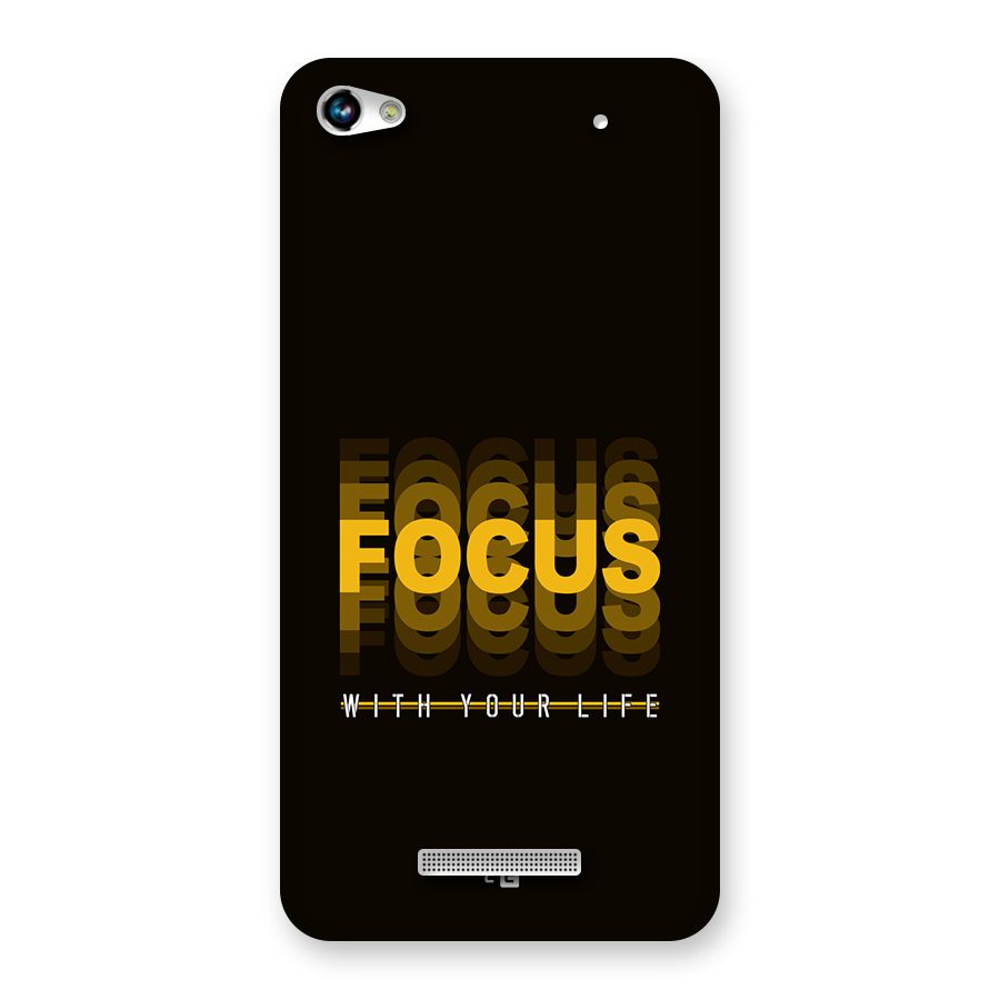 Focus Life Back Case for Canvas Hue 2 A316