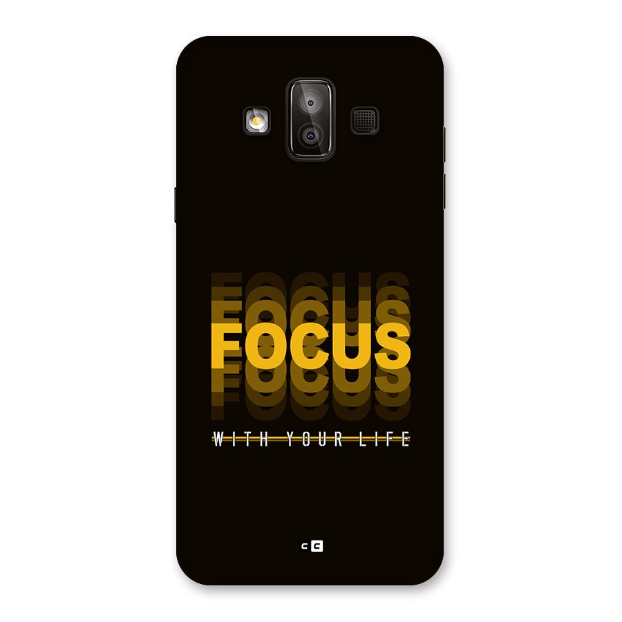 Focus Life Back Case for Galaxy J7 Duo