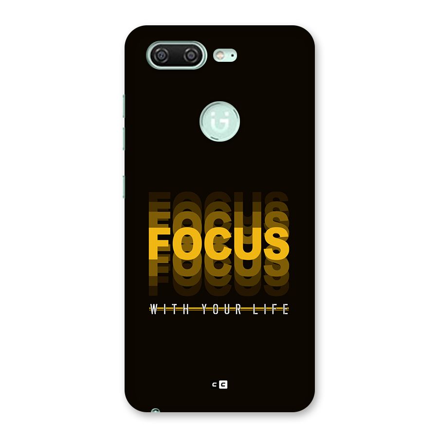 Focus Life Back Case for Gionee S10