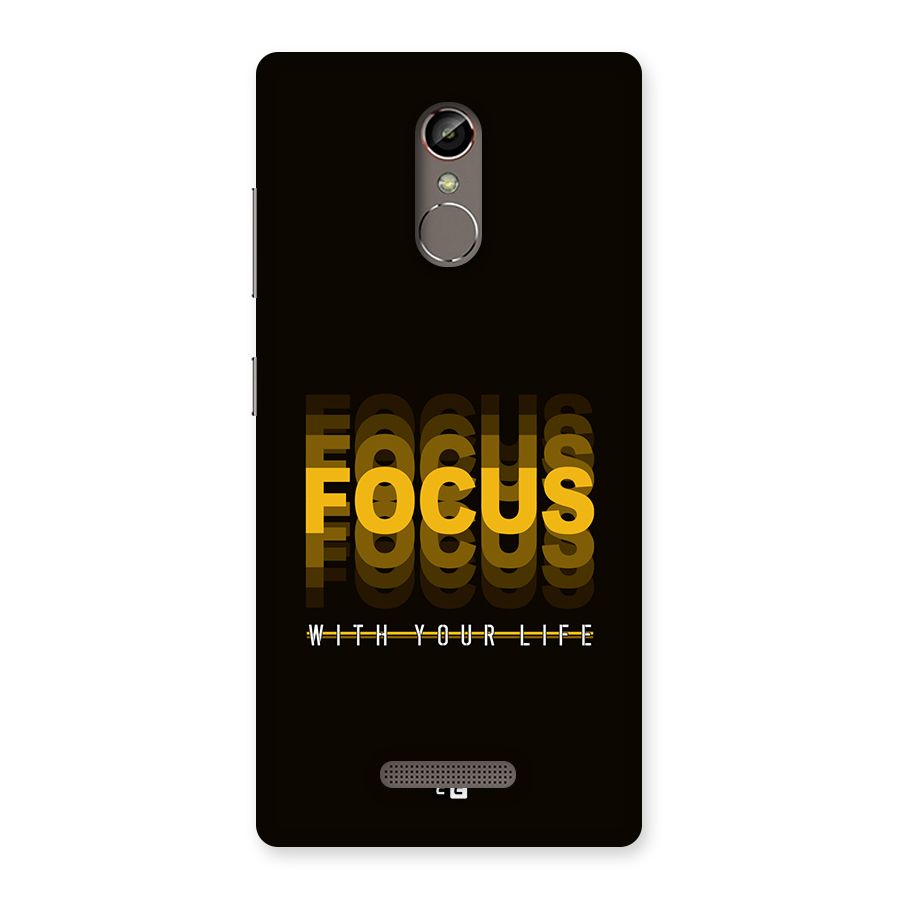 Focus Life Back Case for Gionee S6s