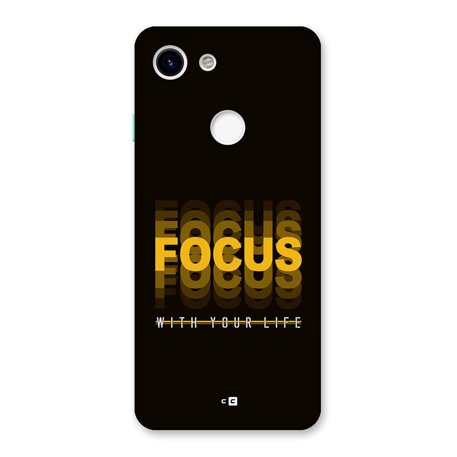 Focus Life Back Case for Google Pixel 3