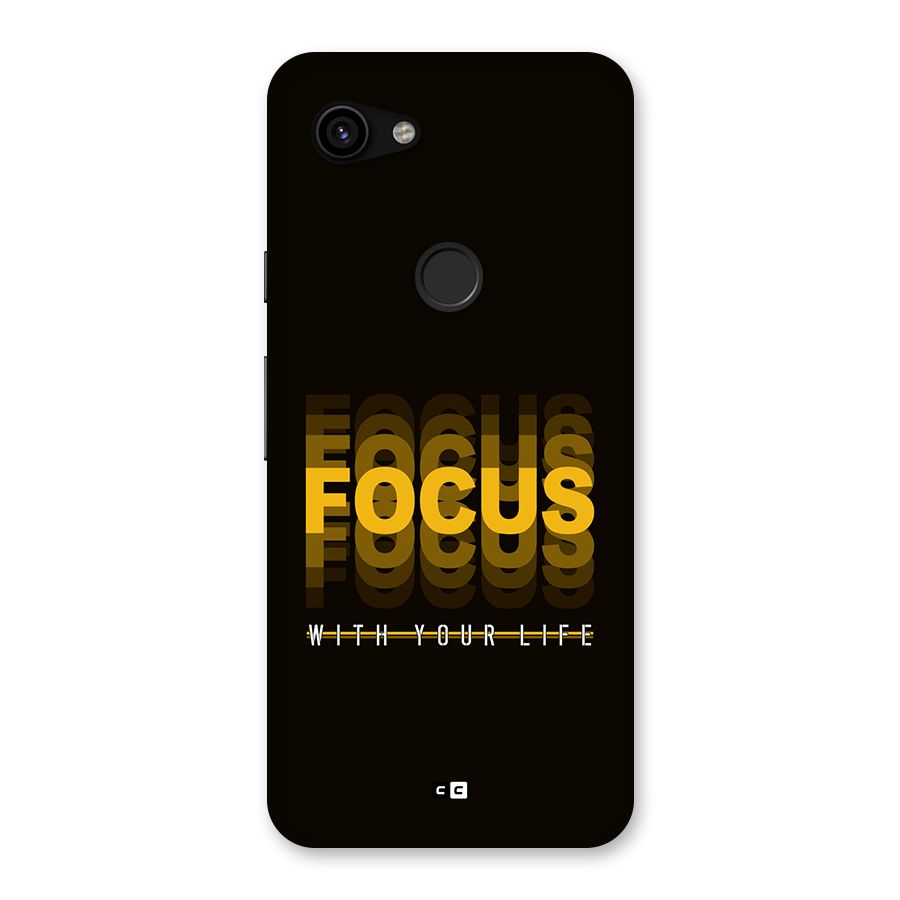 Focus Life Back Case for Google Pixel 3a
