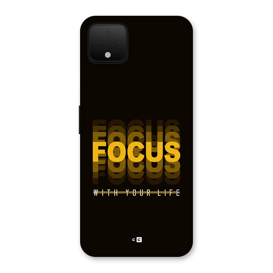 Focus Life Back Case for Google Pixel 4 XL