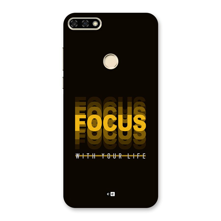 Focus Life Back Case for Honor 7A