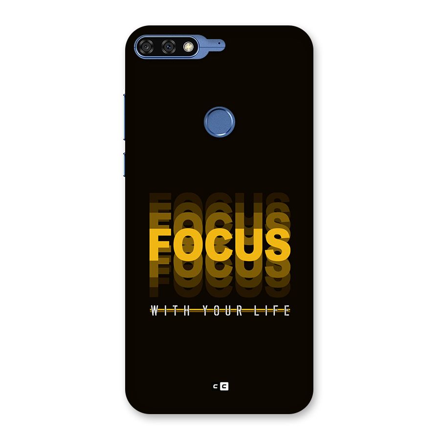 Focus Life Back Case for Honor 7C