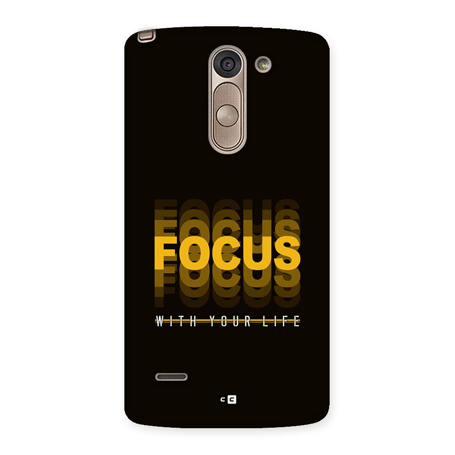 Focus Life Back Case for LG G3 Stylus