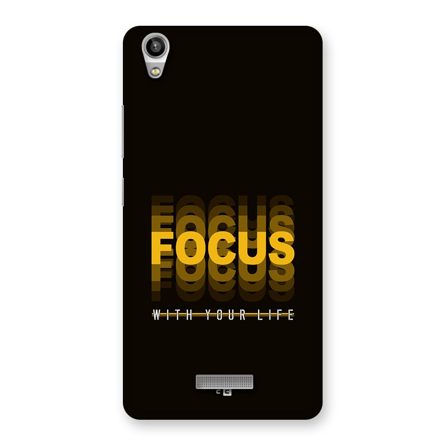 Focus Life Back Case for Lava Pixel V1