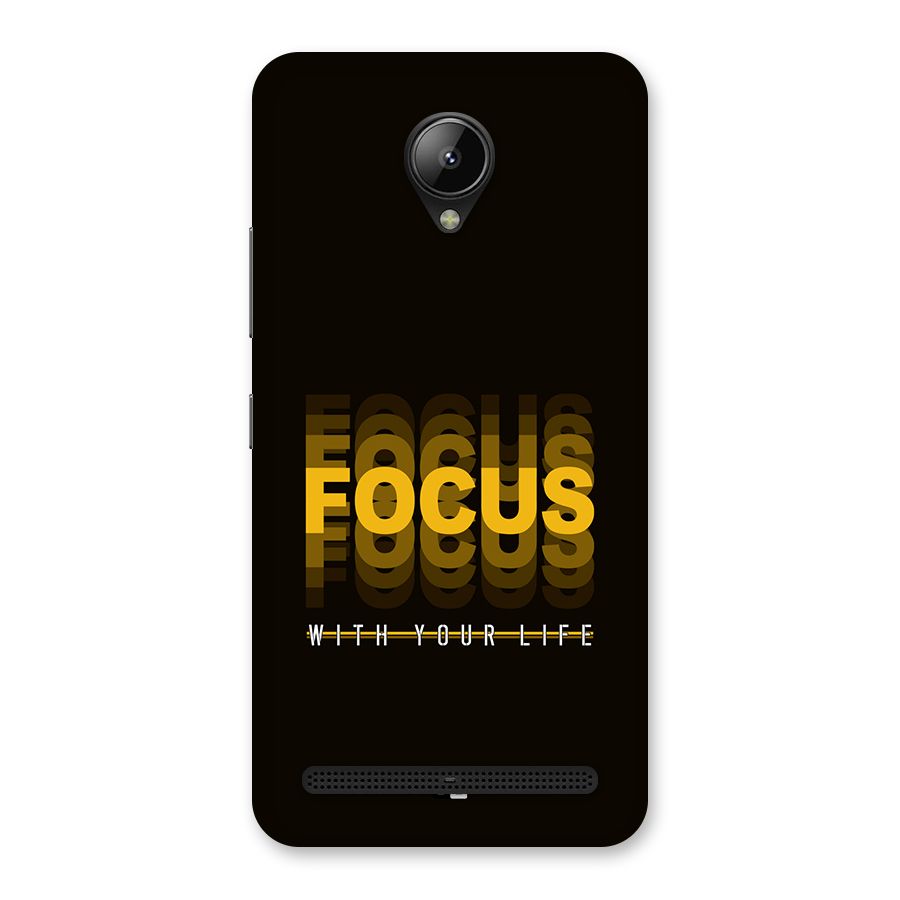 Focus Life Back Case for Lenovo C2